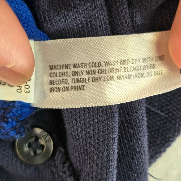 Y2K Style GAP Polo Boys Blue Striped Polo Size S - Picture 7 of 8